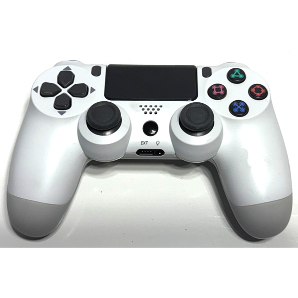Wireless Gaming Controller – Rechargeable – White/Gray - Picture 1 of 4